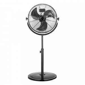 Fácula - Ventilador de pie Mistral 120w | Aspas de aluminio | 3 velocidades | Altura regulable | Alta Potencia