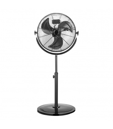 Fácula - Ventilador de pie Mistral 120w | Aspas de aluminio | 3 velocidades | Altura regulable | Alta Potencia