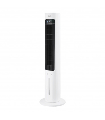 Fácula - Climatizador evaporativo Glacier Tower | 3L | Aromaterapia | 3 velocidades | Temporizador | Controlo remoto