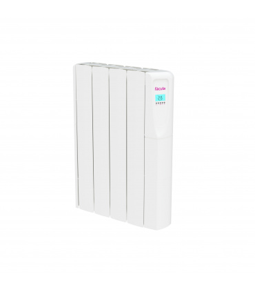 Fácula - Emisor Cerámico Serie Volcano 750w | Alta inercia térmica | Programación diaria/sem | Función ventanas abiertas