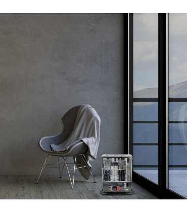 ABC Confort - Estufa de Parafina de mecha Flama 2800w | Encendido Electrónico | Regulable | 5L | Reacondicionada