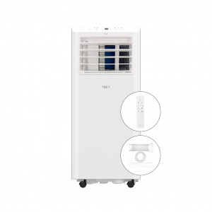 Fácula - Aire acondicionado portátil WiFi 3en1 Tibet 9000BTU | Ventilación+deshumidificación | Temporizador | Mando