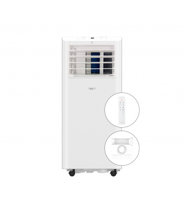 Fácula - Aire acondicionado portátil WiFi 3en1 Tibet 9000BTU | Ventilación+deshumidificación | Temporizador | Mando