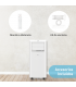 Fácula - Aire acondicionado portátil WiFi 3en1 Tibet 9000BTU | Ventilación+deshumidificación | Temporizador | Mando