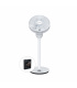 Fácula - Ventilador 2en1 Brisa 3D + Batería | Ventilador de Pie y Mesa | 27W | Silencioso | 26 Velocidades | Mando