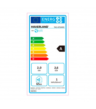 Haverland - Aire Acondicionado Portátil TAC-0724WC WIFI 07000 BTU/1800 FG