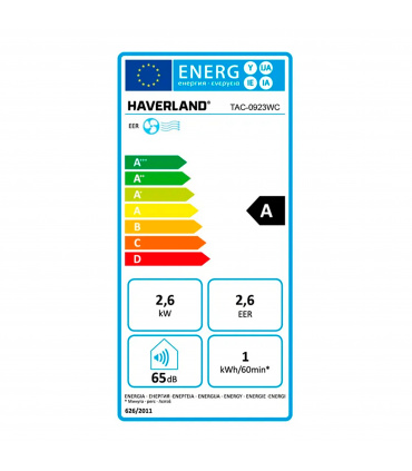 Aire Acondicionado Portátil Haverland TAC-1223WC WIFI 12000 BTU/3000 FG