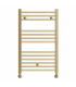 Fácula - Radiador Toallero DE AGUA Ocean Dorado 803x500mm | (NO Eléctrico) | 3 soportes + purgador | Conexiones 3x1/2"