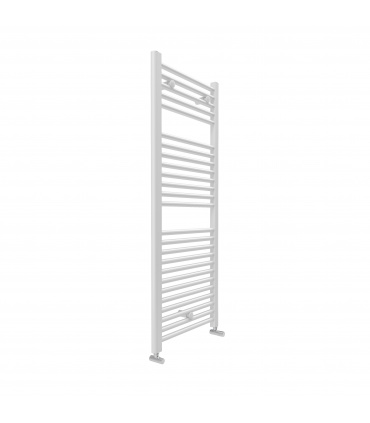 Fácula - Radiador Toallero DE AGUA Ocean Blanco 1230x500mm | (NO Eléctrico) | 3 soportes+purgador | Conexiones 3x1/2"