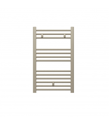 Fácula - Radiador Toallero DE AGUA Ocean Quartz 803x500mm | (NO Eléctrico) | 3 soportes+purgador | Conexiones 3x1/2"