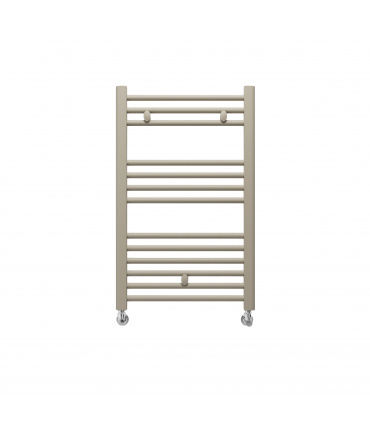 Fácula - Radiador Toallero DE AGUA Ocean Quartz 803x500mm | (NO Eléctrico) | 3 soportes+purgador | Conexiones 3x1/2"