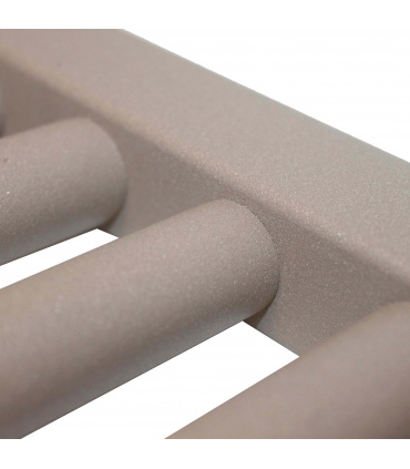 Fácula - Radiador Toallero DE AGUA Ocean Quartz 803x500mm | (NO Eléctrico) | 3 soportes+purgador | Conexiones 3x1/2"