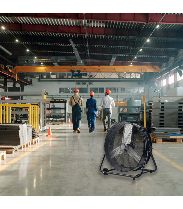 Fácula - Ventilador Industrial de Tambor Reacondicionado Vento180w | Aspas de aluminio | Alta Potencia | 3velocidades