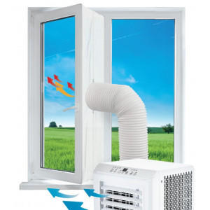 Fácula - Kit de aire acondicionado para ventana abatible