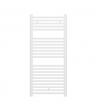 Fácula - Radiador Toallero DE AGUA Ocean Blanco 1110x500mm | (NO Eléctrico) | 3 soportes+purgador | Conexiones 3x1/2"