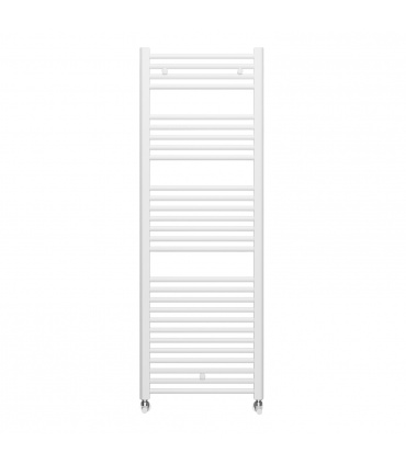 Fácula - Radiador Toallero DE AGUA Ocean Blanco 1420x500mm | (NO Eléctrico) | 3 soportes+purgador | Conexiones 3x1/2"