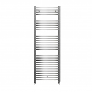 Fácula - Radiador Toallero DE AGUA Ocean Cromado 1420x500mm | (NO Eléctrico) | 3 soportes+purgador | Conexiones 3x1/2"