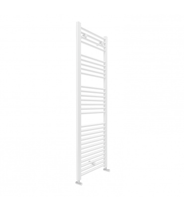 Fácula - Radiador Toallero DE AGUA Ocean Blanco 1420x550mm | (NO Eléctrico) | 3 soportes+purgador | Conexiones 3x1/2"