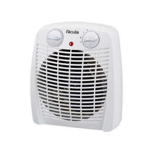 Fácula - Termoventilador Eléctrico SYRA 2000W Blanco | Ventilación+Calefacción | Termostato Ajustable