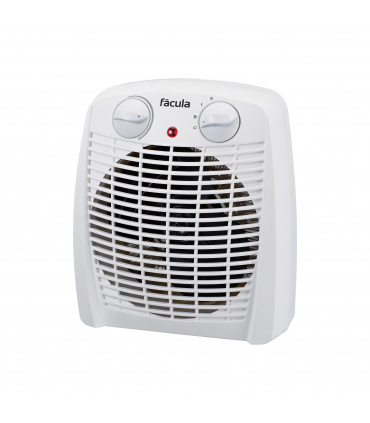 Fácula - Termoventilador Eléctrico SYRA 2000W Blanco | Ventilación+Calefacción | Termostato Ajustable