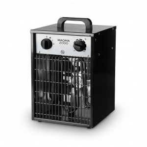 Fácula - Aerotermo Eléctrico Industrial Magma 2000W | Ventilación + Calefacción | Termostato ajustable | Asa