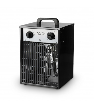Fácula - Aerotermo Eléctrico Industrial Magma 2000W | Ventilación + Calefacción | Termostato ajustable | Asa