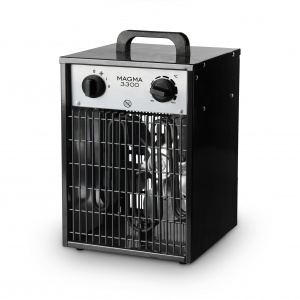 Fácula - Aerotermo Eléctrico Industrial Magma 3300W | Ventilación + Calefacción | Termostato ajustable | Asa