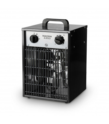 Fácula - Aerotermo Eléctrico Industrial Magma 3300W | Ventilación + Calefacción | Termostato ajustable | Asa