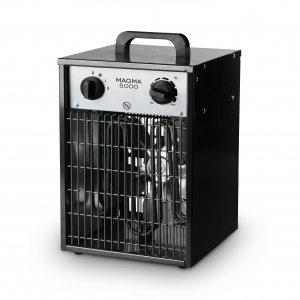 Fácula - Aerotermo Eléctrico Industrial Magma 5000W | Ventilación + Calefacción | Termostato ajustable | Asa