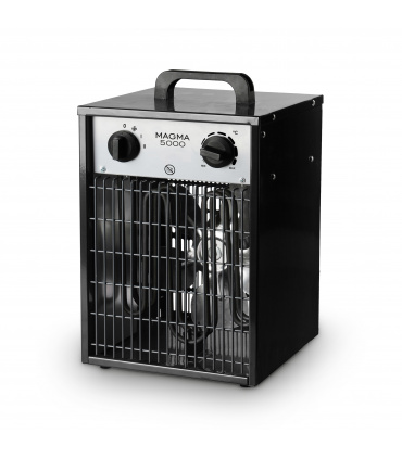 Fácula - Aerotermo Eléctrico Industrial Magma 5000W | Ventilación + Calefacción | Termostato ajustable | Asa