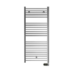 Fácula - Radiador Toallero Eléctrico Fluido Cromado WiFi Programable 500w | Modo Confort | Boost 2h | Bloqueo de teclado