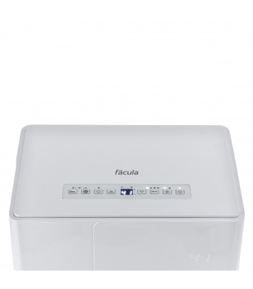 Fácula - Deshumidificador Titán 50 l/día | Modo Ventilación |  Depósito extraíble 6,5l | Secado de Ropa | Temp 1-24h