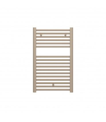 Fácula - Radiador Toallero DE AGUA Ocean Quartz 803x500mm | (NO Eléctrico) | 3 soportes+purgador | Conexiones 3x1/2"