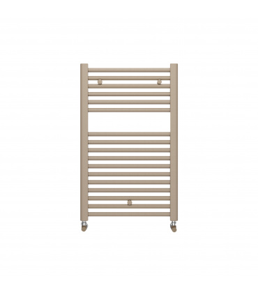 Fácula - Radiador Toallero DE AGUA Ocean Quartz 803x500mm | (NO Eléctrico) | 3 soportes+purgador | Conexiones 3x1/2"