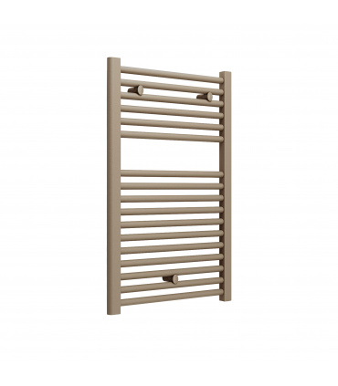 Fácula - Radiador Toallero DE AGUA Ocean Quartz 803x500mm | (NO Eléctrico) | 3 soportes+purgador | Conexiones 3x1/2"