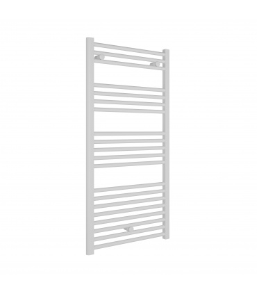 Fácula - Radiador Toallero DE AGUA Ocean Blanco 1188x550mm | (NO Eléctrico) | 3 soportes + purgador | Conexiones 3x1/2"