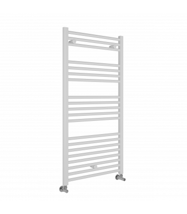 Fácula - Radiador Toallero DE AGUA Ocean Blanco 1188x450mm | (NO Eléctrico) | 3 soportes+purgador | Conexiones 3x1/2"