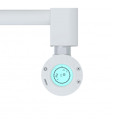 Fácula - Radiador Toallero Eléctrico Fluido Blanco Wifi Programable 700W | Modos confort, noche y antihielo