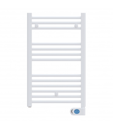 Fácula - Radiador Toallero Eléctrico Fluido Blanco Programable 350W | Boost 2h | Bloqueo de teclado | Ventanas abiertas