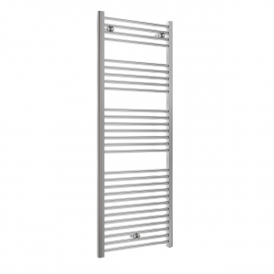 Fácula - Radiador Toallero DE AGUA Ocean Cromado 1420x550mm | (NO Eléctrico) | 3 soportes+purgador | Conexiones 3x1/2"