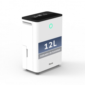 Fácula - Deshumidificador Bora 12L | Modo Auto | Modo Inteligente | Temporizador 1-24h | Función drenaje continuo