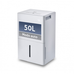 Fácula - Deshumidificador Titán 50 l/día | Modo Ventilación |  Depósito extraíble 6,5l | Secado de Ropa | Temp 1-24h