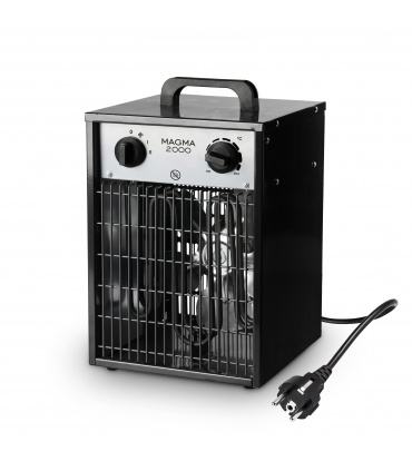 Fácula - Aerotermo Eléctrico Industrial Magma 2000W | Ventilación + Calefacción | Termostato ajustable | Asa