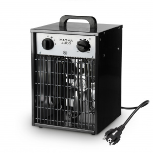 Fácula - Aerotermo Eléctrico Industrial Magma 3300W | Ventilación + Calefacción | Termostato ajustable | Asa