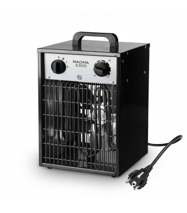 Fácula - Aerotermo Eléctrico Industrial Magma 3300W | Ventilación + Calefacción | Termostato ajustable | Asa
