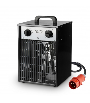 Fácula - Aerotermo Eléctrico Industrial Magma 5000W | Ventilación + Calefacción | Termostato ajustable | Asa