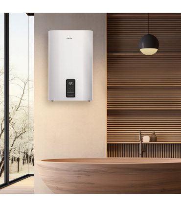 Fácula - Termo Eléctrico Doble Tanque TACDT 80L | Long Life+ | Modo iECO | Antibacteriano Ag+| Depósito esmaltado Ti+