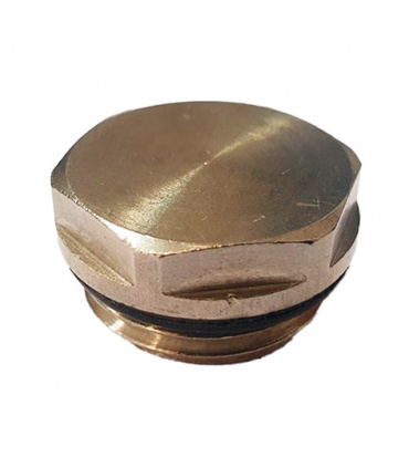 Fácula -  Tapón ciego para Radiadores Toalleros | Direccional | 1/2"