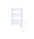 Fácula - Radiador Toallero Eléctrico Fluido Blanco Electrónico 400w | Fácil manejo | Boost 2h | Temporizador 12/24h