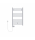 Fácula - Radiador Toallero Eléctrico Fluido Blanco Electrónico 400w | Fácil manejo | Boost 2h | Temporizador 12/24h